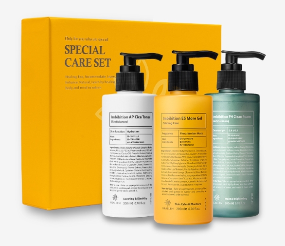 HEALLEN Imbibition 3 set(Gel/Toner/Clean Foam)