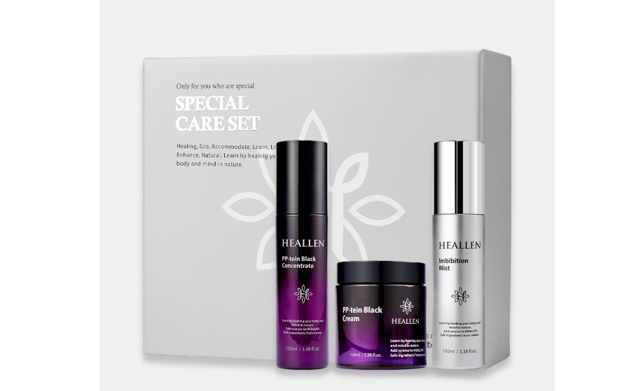 HEALLEN PP-tein Black set(Essence/Cream/Mist)
