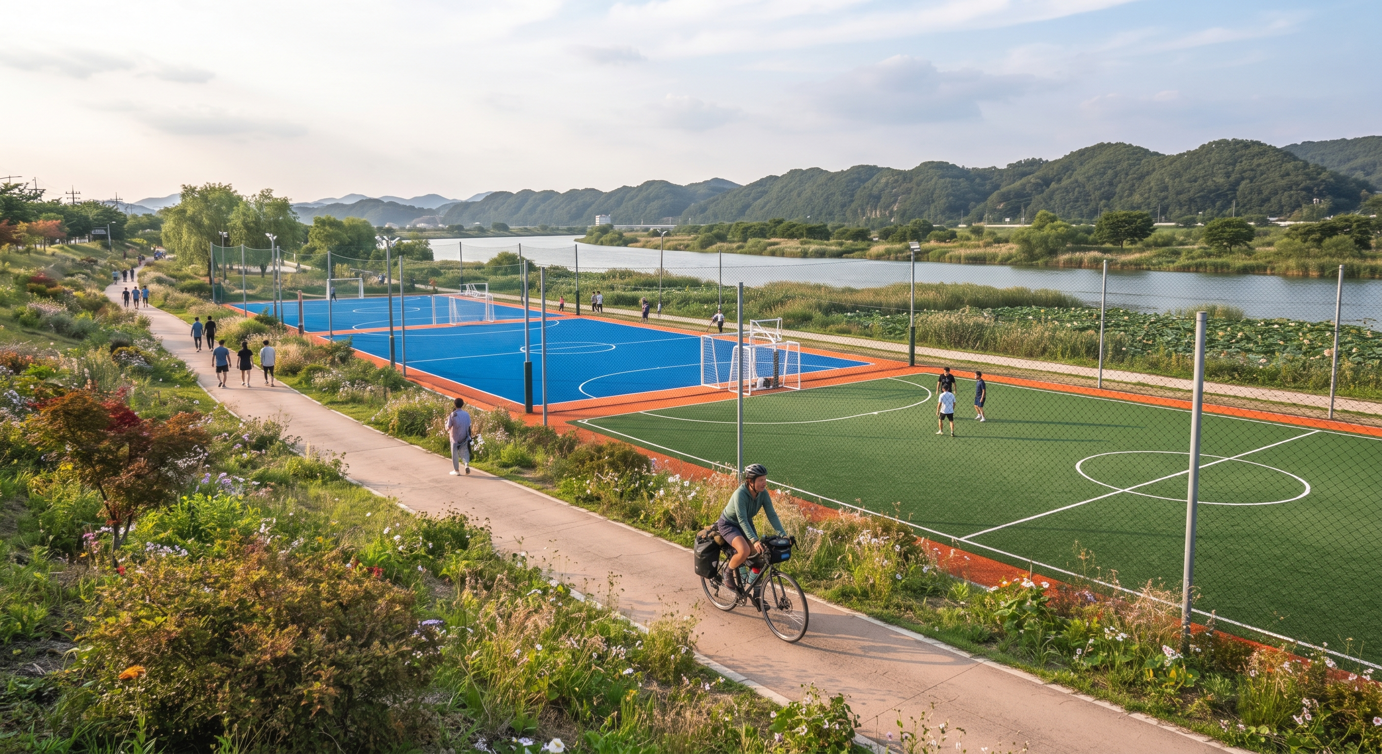 Nakdong River scenery